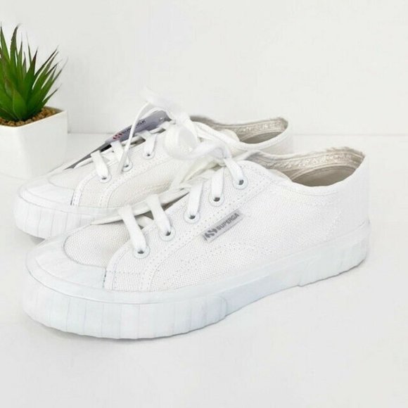 NEW Superga 2630 COTU Total White Sneaker